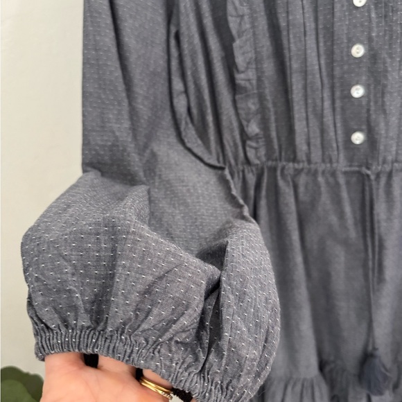 NWT Cleobella Kate chambray dress size large - Picture 3 of 10